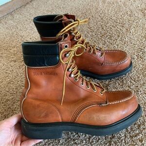 Red Wing Shoes Vintage Leather Boots Men’s 8